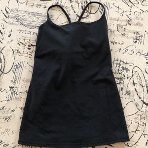 Lululemon black built in bra tank